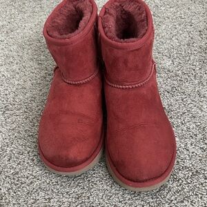 UGG Burgundy Suede Boots
